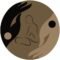 le logo du site les mains sages montrent deux mains qui prennent soin d'un corps. en beige et marron